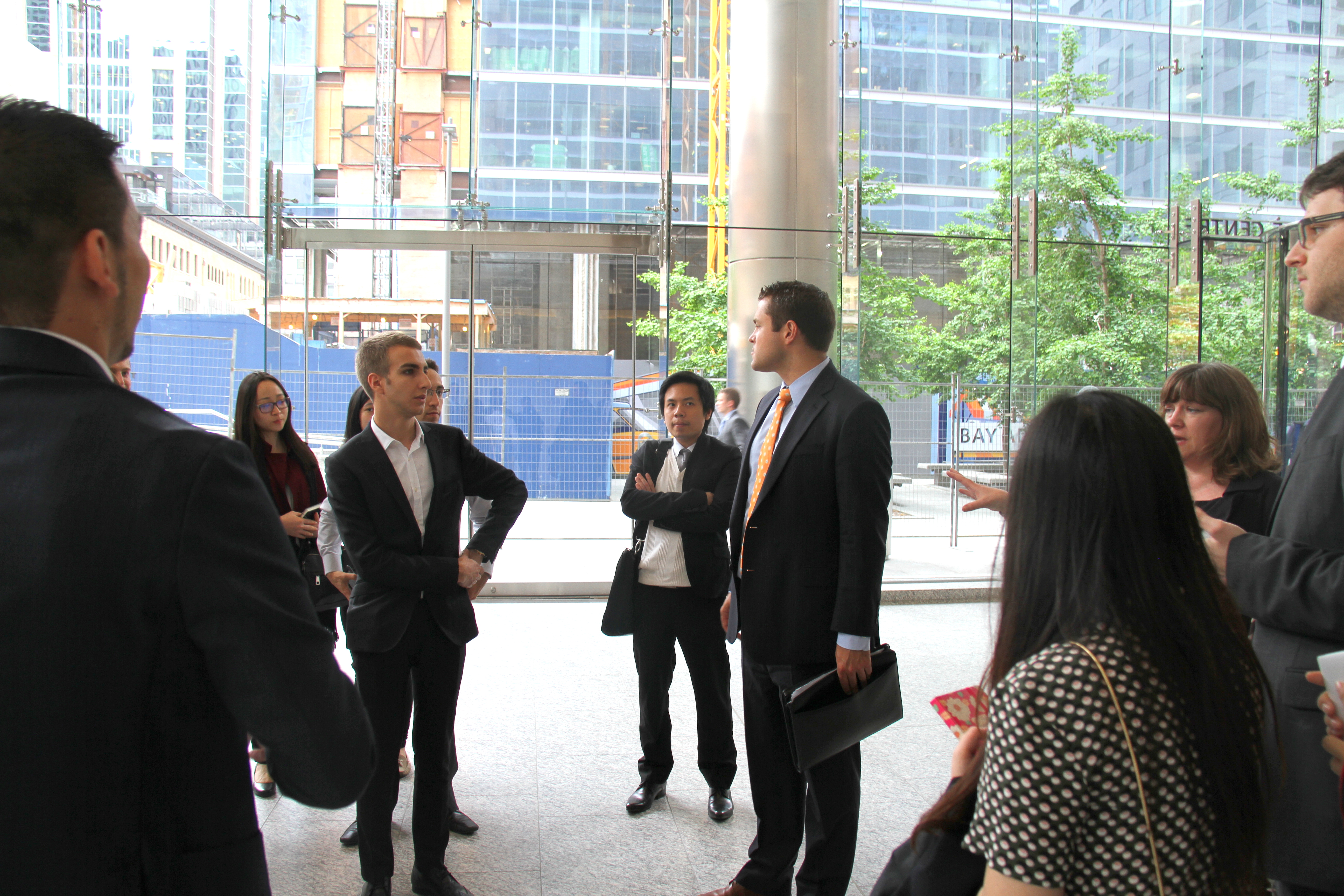 Real Estate Finance Masters students on study tour to Toronto